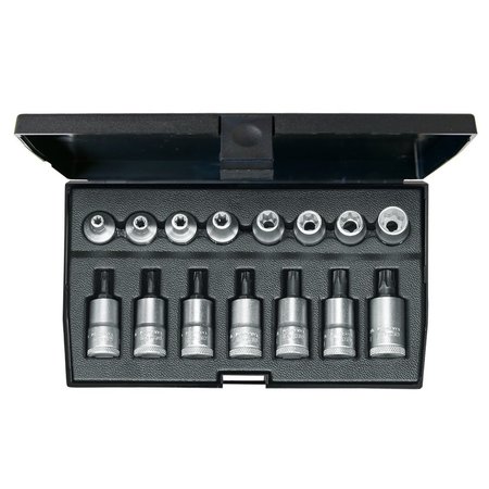 GEDORE Screwdriver Bit Socket Set, 3/8", 15 pcs. ITX 30 TX-015